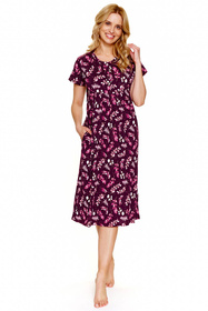 Nocna koszula Doctor Nap TM.4119 burgundy