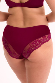 Gaia 1313P Jovana figi z koronkowym panelem bordowy