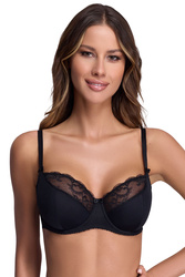 Biustonosz półusztywniany Ava 2110 Azalea Maxi black