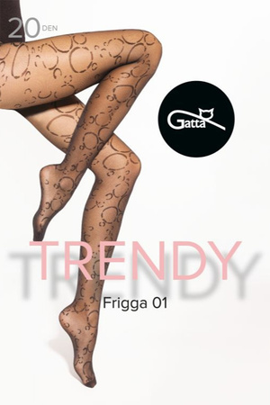 Rajstopy Gatta Frigga 01 20 DEN nero