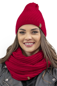 Vivisence 7017S Szalik lub apaszka komin, czerwony