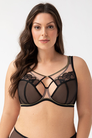 Biustonosz miękki Gorsenia K758 Saanvi czarny