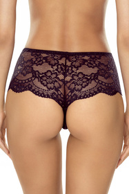 Lapinee 5039 Elif wysokie stringi wygodne dopasowanie czarny