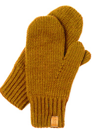 Rękawiczki dzianinowe z 1 palcem Vivisence 7015R ciemny żółty