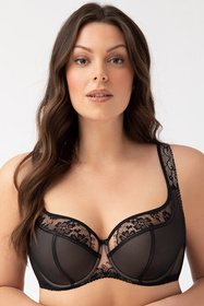 Gorsenia K647 Alicante Biustonosz półusztywniany, czarny