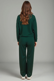 Komplet bluza+spodnie Vivisence 9205kmpl zielony