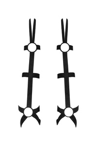 Nocna uprząż Obsessive Armares harness czarny