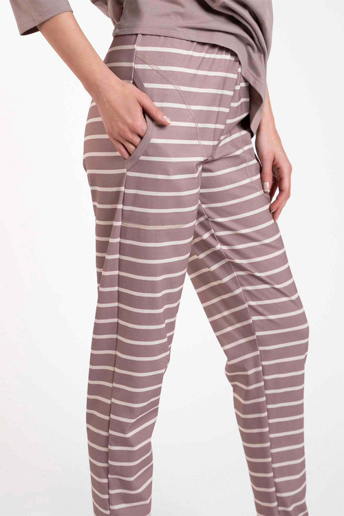 Piżama Italian Fashion Betty r.3/4 dł.sp. cappuccino/druk