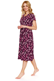 Nocna koszula Doctor Nap TM.4119 burgundy