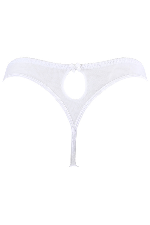 Axami V-10218 Majtki stringi, biały