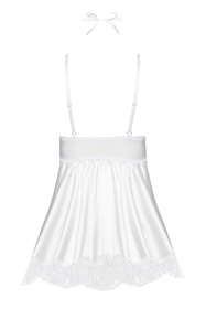 Komplet koszulka + stringi Beauty Night Eve chemise BN6548 white