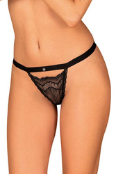 Obsessive Isabellia thong Majtki stringi, czarny