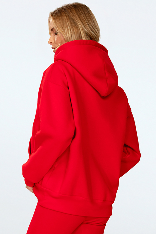 Bluza nierozpinana Dkaren Oseye-Bl czerwony
