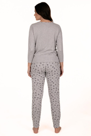 Piżama Vivisence 2050 szary