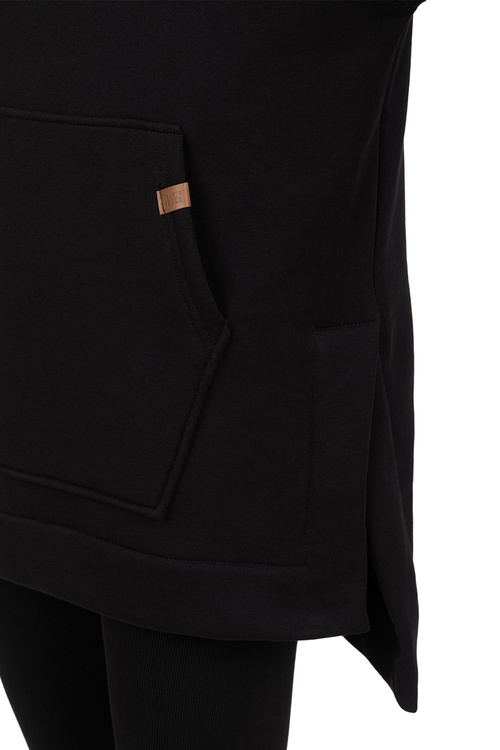 Vivisence 9106 legginsy prążkowane z bawełny czarny
