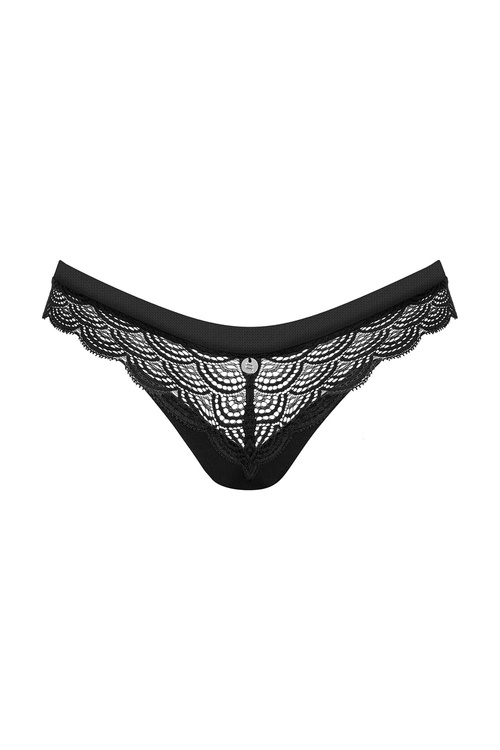 Majtki figi Obsessive Chemeris panties czarny
