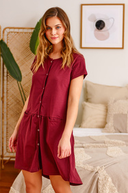 Nocna koszula Doctor Nap TCB.9445 sangria 