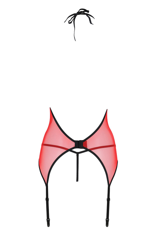 Passion Peonia corset Gorset sexy, red