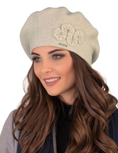 Vivisence 7006 Nakrycie głowy beret, beżowy