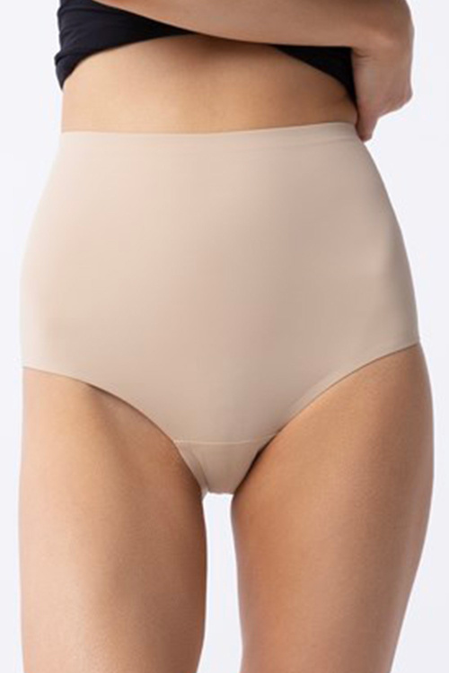 Majtki wysokie figi Julimex Amber Maxi High beżowy