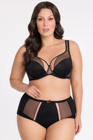 Biustonosz miękki Gorsenia K441/1 Luisse czarny