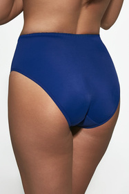 Viki Style 584 Maxi figi pełne z koronkową siateczką polny chaber