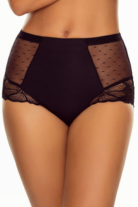 Lapinee 5045 Livia wysokie figi z panelem modelującym czarny
