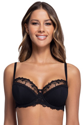 Biustonosz półusztywniany Ava 1030 Novato Maxi czarny