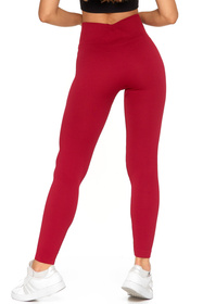 Legginsy klasyczne Moraj RDL1000-020 red