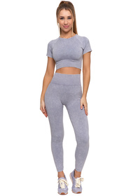 Legginsy fitness Moraj RDL2200-013 grey