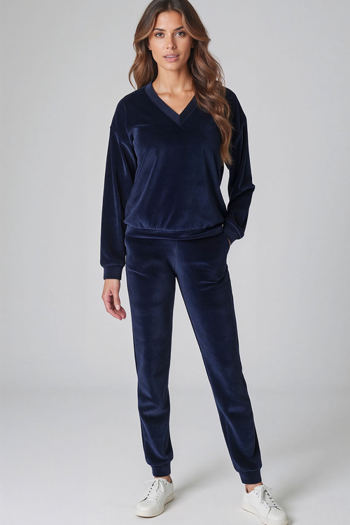 Komplet bluza+spodnie Vivisence 9202kmpl granatowy