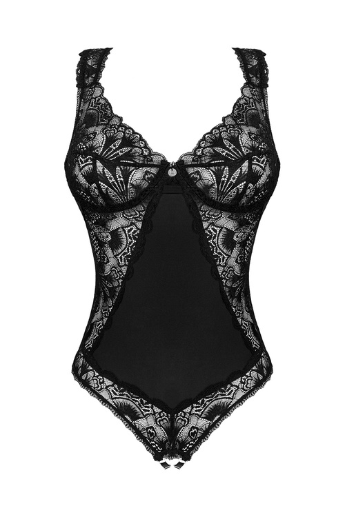 Body sexy Obsessive Donna Dream crotchless teddy czarny
