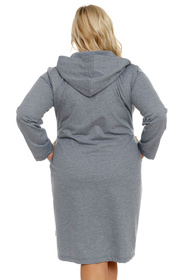 Nocna szlafrok Doctor Nap SMZ.9708 dark grey
