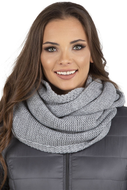 Vivisence 7014Kmpl Komplet czapka+komin, jasnoszary