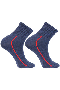 Skarpety Moraj CSM200-073 patt 1-blue/red