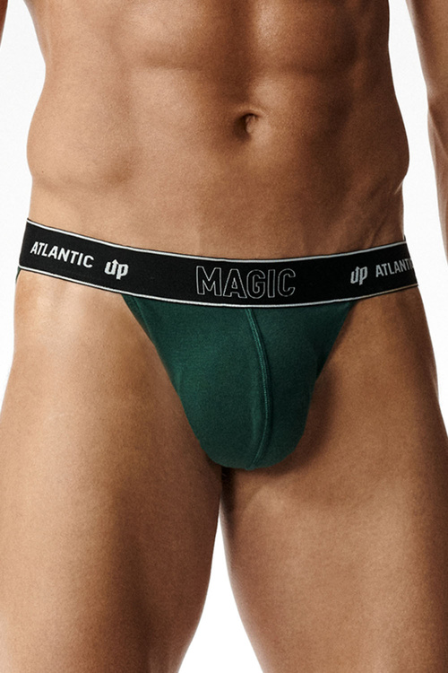 Atlantic 2MP-1588 2-pack slipy Magic Pocket niski stan, zielony/brąz