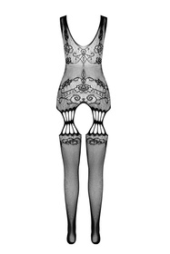 Passion ECO BS009 Body bodystocking, black