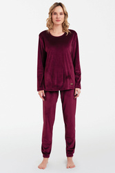 Dres homewear Italian Fashion Akara dł.r. dł.sp. bordo