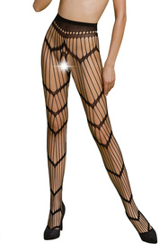 Wyrób pończoszniczy pończochy z pasem Passion ECO S006 black 