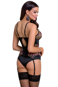 Gorset sexy Casmir Lagerta corset black 