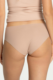 Wysokie figi Julimex COTTON MOOD Maxi beżowy