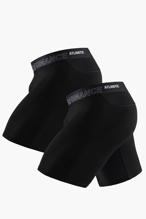 Atlantic 2MH 1181 bokserki 2 pack bambusowe czarny