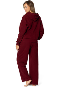 Komplet bluza+spodnie Dkaren DK-K-B8 bordo