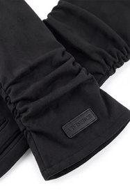 Vivisence 7226 długie rękawiczki dzianinowe damskie, black