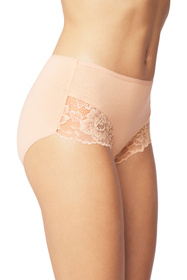 Wysokie figi Vivisence 4008 3-pack biały/beżowy/czarny