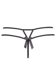 Axami V-6478 Noir Majtki stringi, czarny
