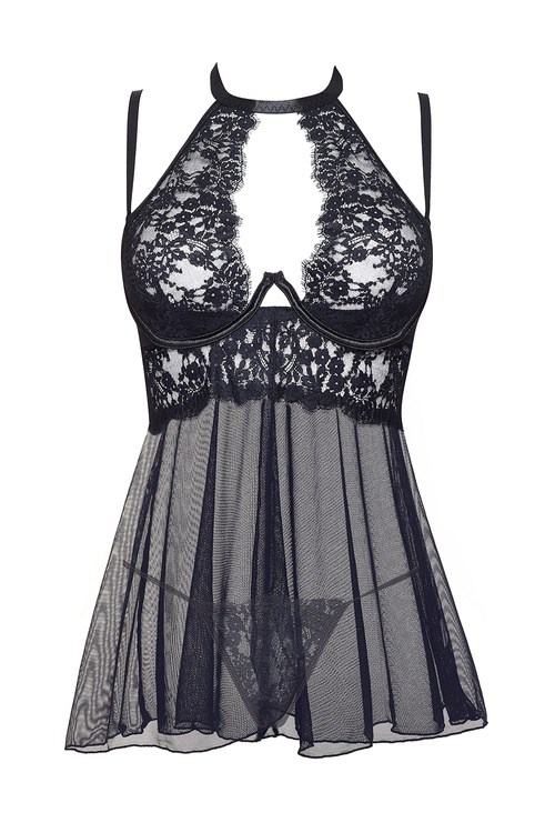 Body bodystocking Beauty Night Lupita BN6616 black