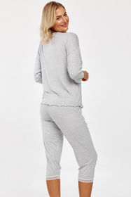 Nocna piżama Azal szary