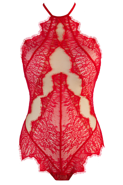 Axami V-9590 Body sexy, czerwony