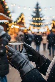 Vivisence 7209 rękawiczki z wełnianą podszewką